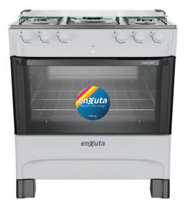 Cocina Supergas 5 Hornallas Blanca Con Termocupla Enxuta