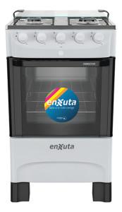 Cocina Supergas 4 Hornallas Blanca Con Termocupla Enxuta