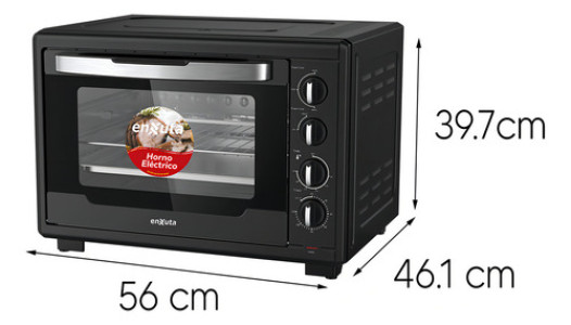 Horno Electrico Enxuta 55lts 2000w Con Accesorios