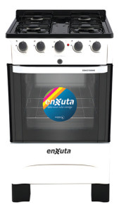 Cocina Combinada 4 Hornallas Blanca - Enxuta