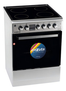 Cocina Electrica Vitrocerámica Enxuta Cenxvc6515i Conveccion Color Gris