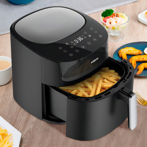 Freidora De Aire Sin Aceite Enxuta Sdaenxfsa1116 6lts Touch Color Negro