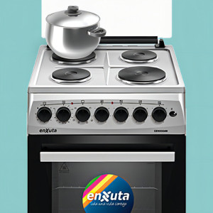 Cocina Electrica Enxuta 4 Discos Cenx5548i Inox Convección