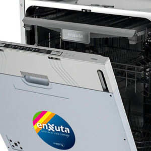 Lavavajillas Enxuta 14 Cubiertos Panelable Inox Dimm Color Plateado