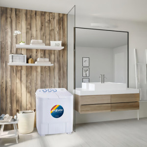 Lavarropas Semi-automático Enxuta Lenx7500 Blanco 5kg Amv