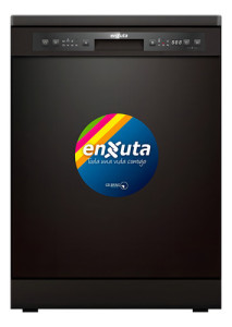 Lavavajillas Enxuta Lvenx913n 13 Cubiertos Display Led Color Negro