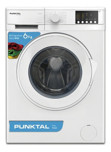 Lavarropas Punktal Eco-logic Frontal 6kg Panel Digital Color Blanco