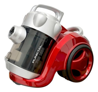 Aspiradora Punktal Pro 1800w Sin Bolsa Manguera Flexible Color Rojo/plateado