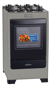 Cocina Punktal Pk-735 Supergas 4 Hornallas Plateado Kirkor