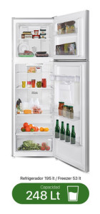Refrigerador Frio Seco Punktal 248 Lts Inox