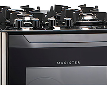 Cocina Eléctrica Punktal Pk-490g Eléctrica Mesada Vidrio Color Negro